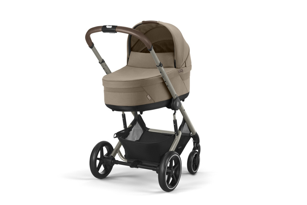 Коляска 2 в 1 Cybex Balios S Lux TPE 2025 (с дождевиками), Almond Beige