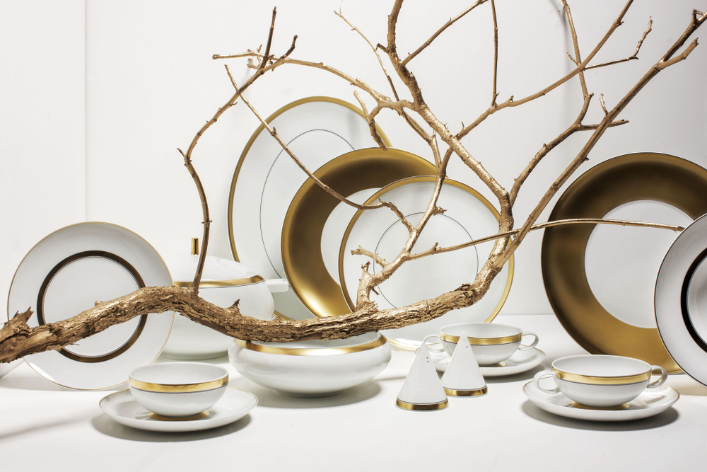 Салатник индивидуальный 16см Vista Alegre Домо золотой