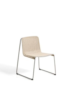 Уличный стул Tavari из бежевой веревки и стали