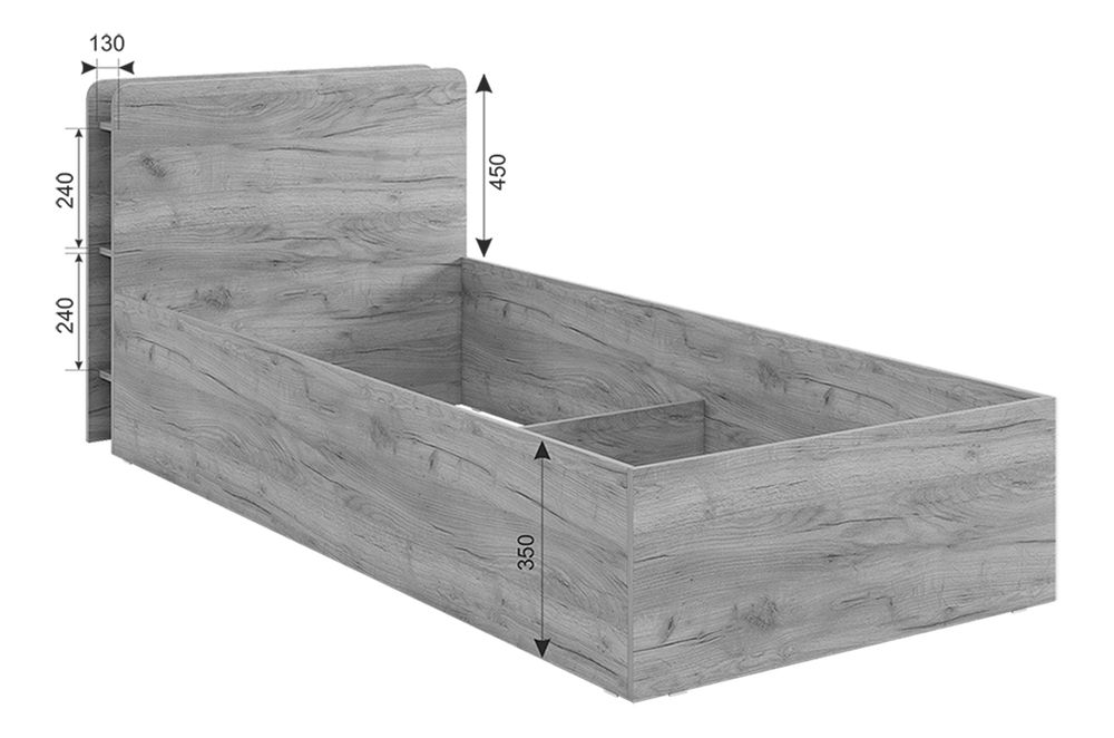 Кровать с основанием "Юниор" 900х2000, МФ Мебельсон г. Ижевск