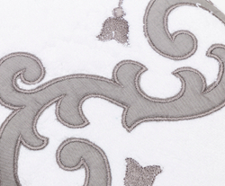 Полотенце 110х150 Old Florence Ricciolo белое