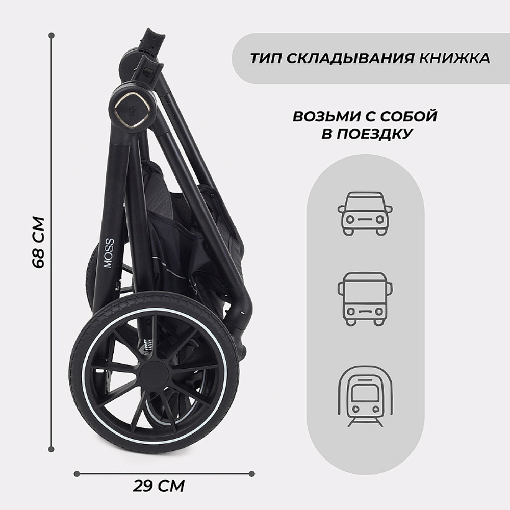 Детская коляска Rant Moss 2 в 1 Green