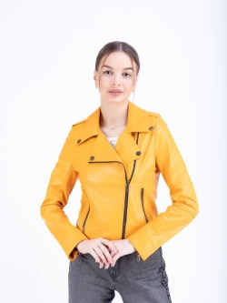 Косуха кожаная куртка женская Турция