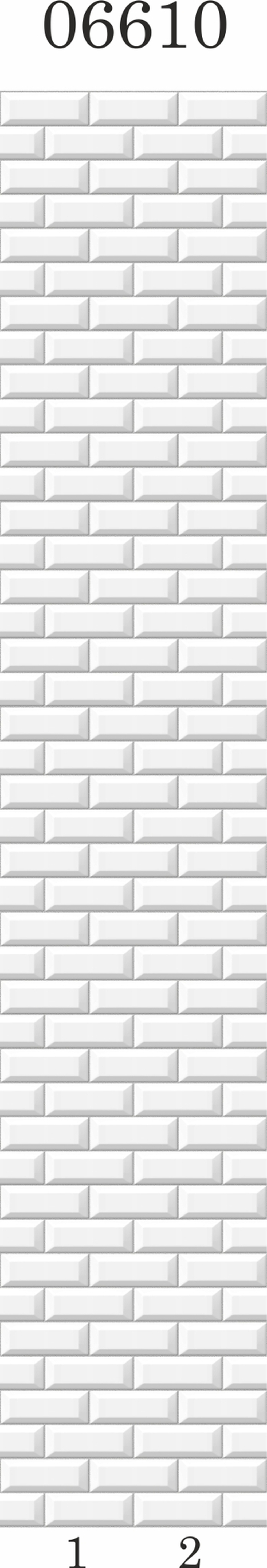 Панель ПВХ фотопечать 3D Panda Таинственный сад 2700х250 мм