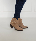 Кожаные ковбойки See By Chlo\u00e9 - бежевый(SB39065A 18130)