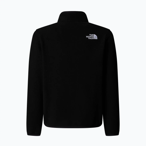Детская флисовая кофта The North Face Teen Glacier 1/4 Zip чёрная