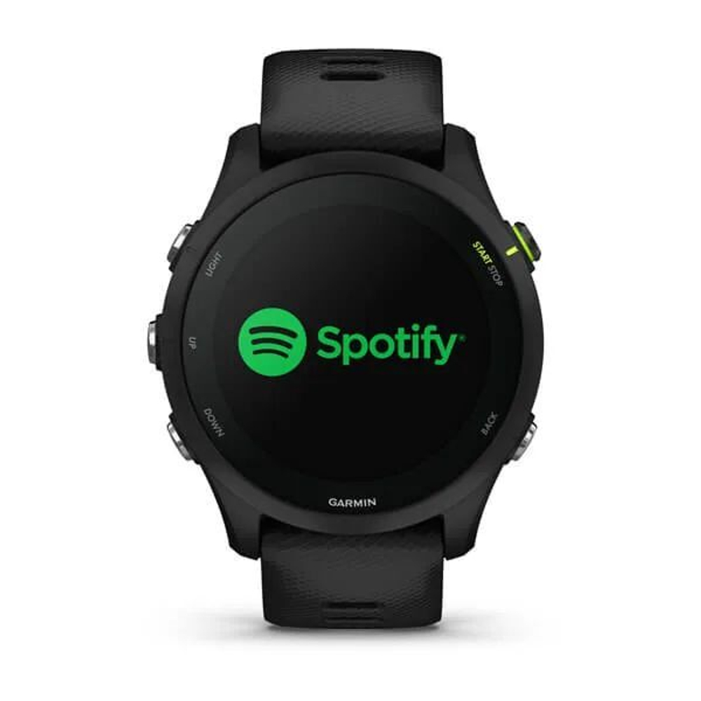 Смарт часы Garmin Forerunner 255 Music с черным ремешком