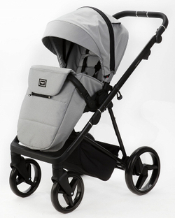 Детская коляска Adamex Quantum 2 в 1 Q-TK83 TIP (СВ.СЕРЫЙ)