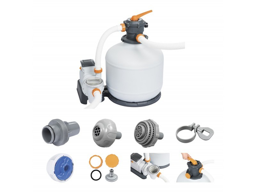 Песочный фильтр-насос для бассейнов Bestway, 220V, 11355 л/ч, 58486