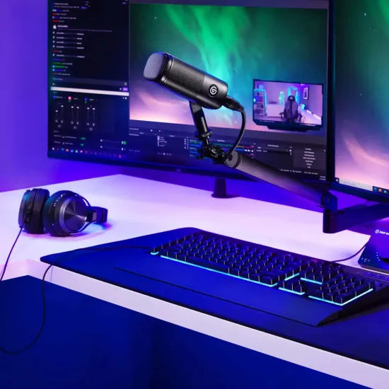 Микрофон для стриминга и игр Elgato Wave DX Black