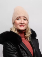 шапка ангора зимняя пушистая вязаная модная