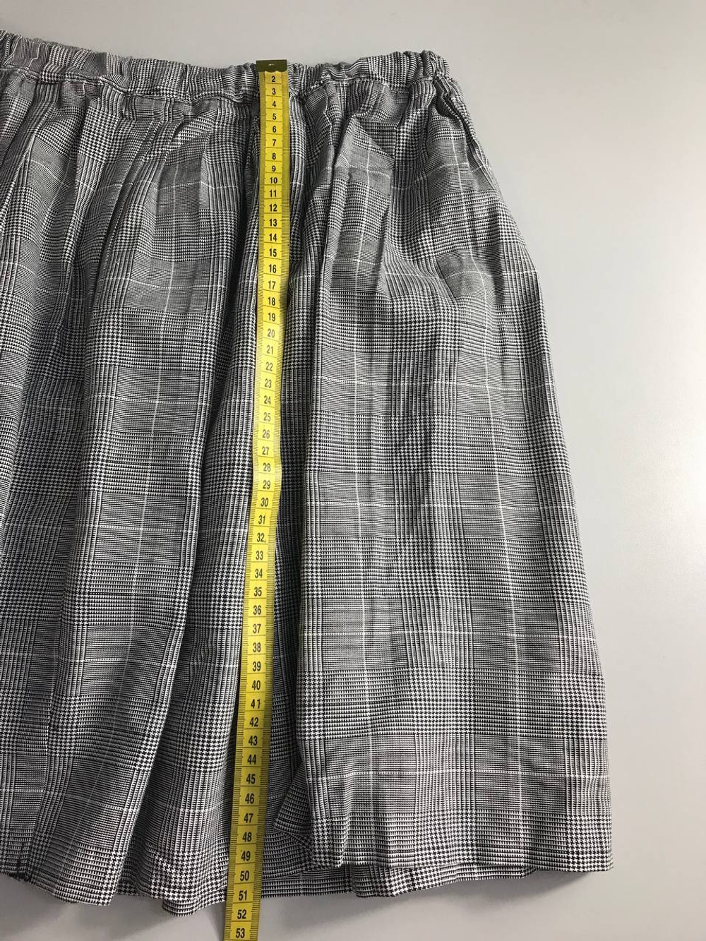 Юбка в актуальную клетку, визуально 46/48 размер