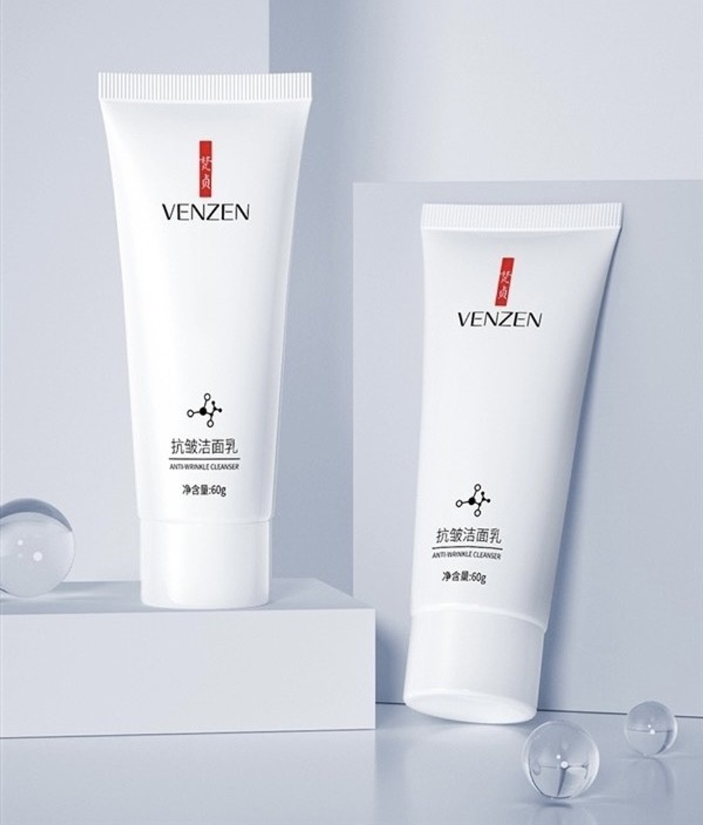 Пенка для умывания Venzen Anti-Wrinkle cleanser 60 мл