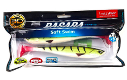 Виброхвост LUCKY JOHN Basara Soft Swim 3D, 7.5in (190 мм), цвет PG10, 2 шт.