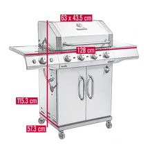 Газовый гриль Char-Broil Performance PRO 4S, 5 горелок