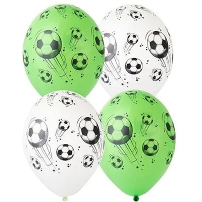 Воздушный шар Мяч футбольный 14"/36 см уже с гелием и обработкой