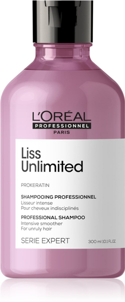 L’Oreal Professionnel Serie Expert Liss Unlimited - Увлажняющий шампунь для трудно поддающихся укладке волос /   300  ml  / GTIN 3474636974405