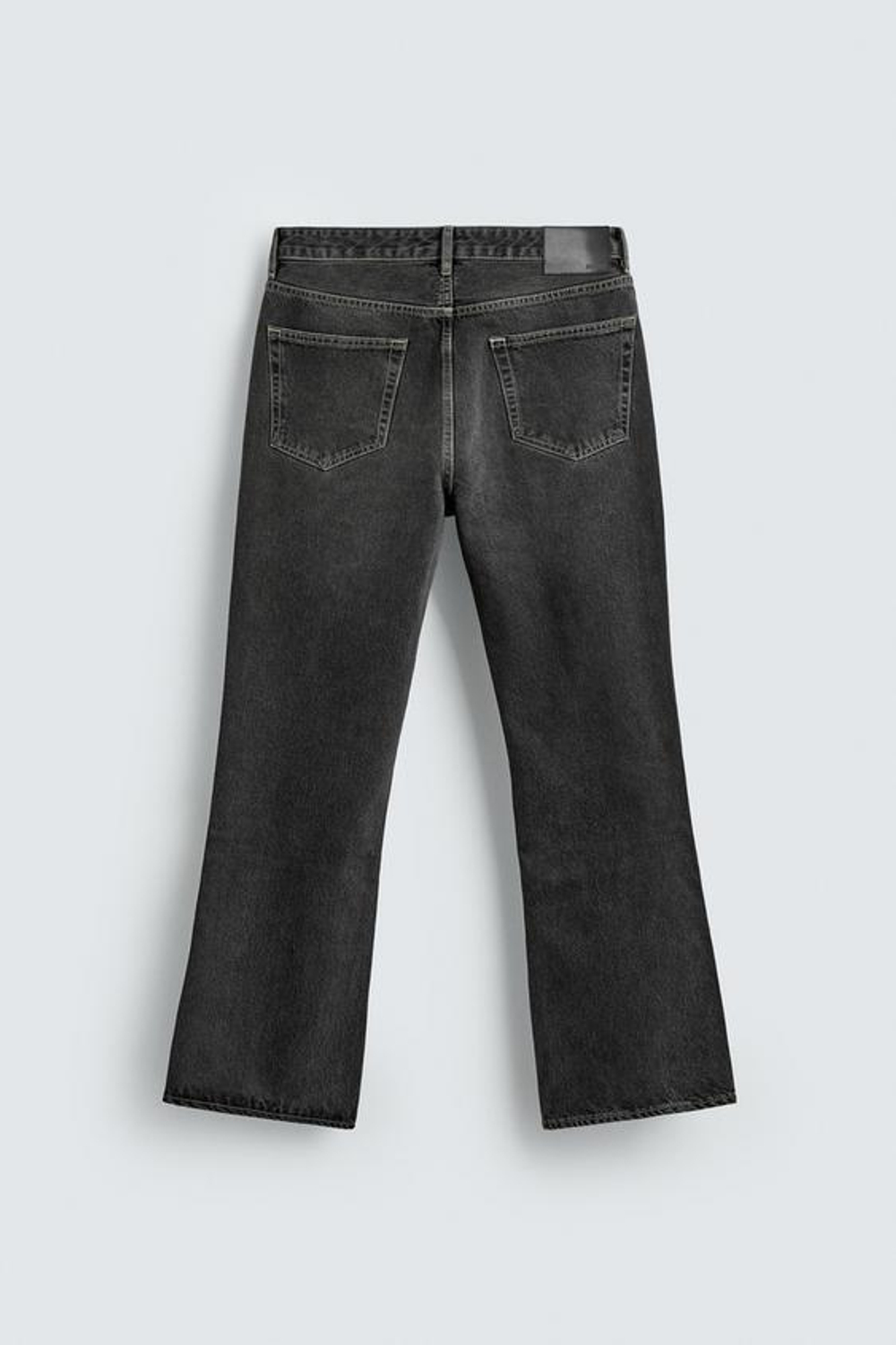 ZARA ДЖИНСЫ БУТКЭТ - LIMITED EDITION, ЧЕРНЫЙ