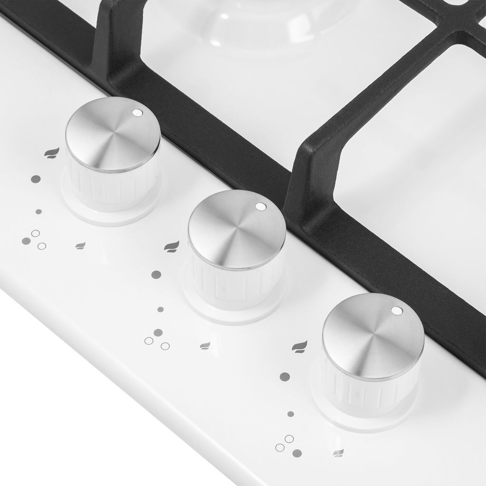 Газовая варочная панель HOMSair HGE433TGCWH фото 6