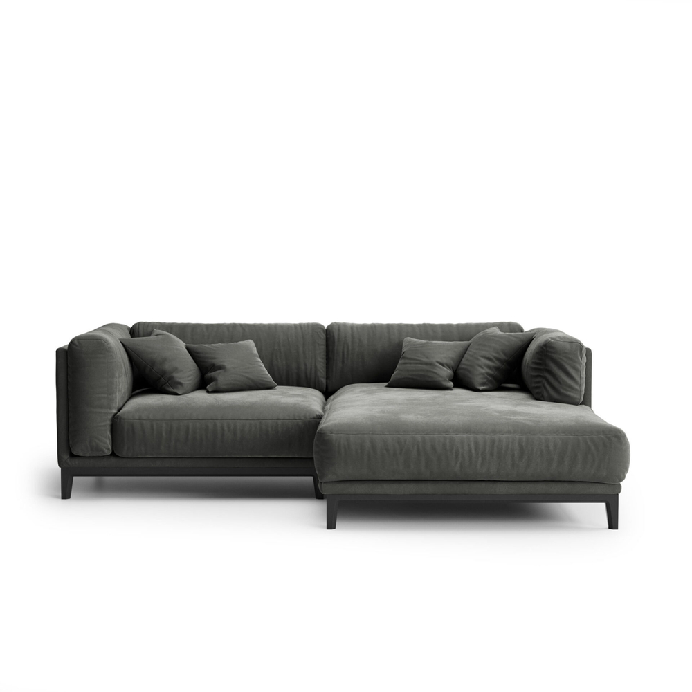 3-х местный нераскладной диван с кушеткой Case 901/908