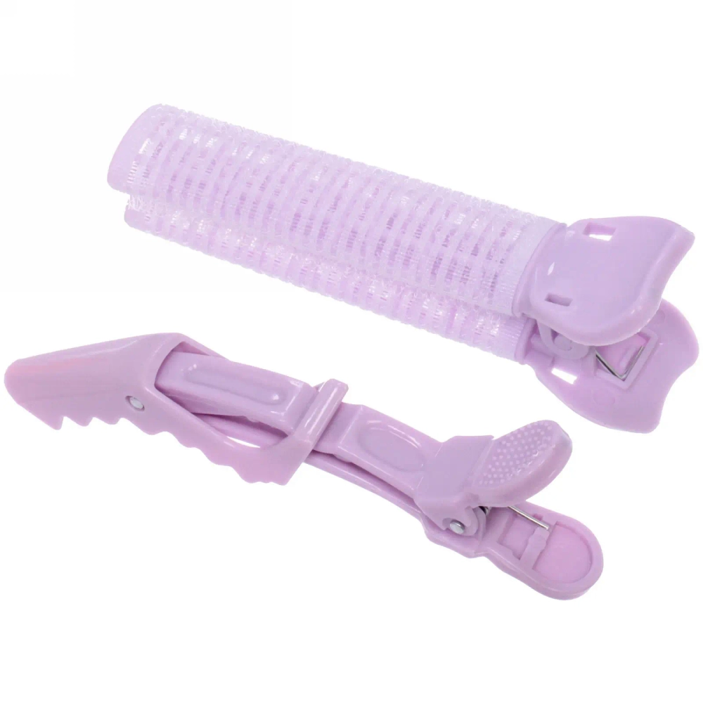 Бигуди пластмассовые с зажимом для прикорневого объема «Magic Beauty», 4шт, цвет микс