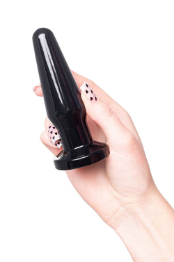 Черная анальная втулка Gemini ? - 12,3 см.