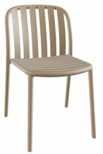 Стул пластиковый Papatya Galata-S, песочный