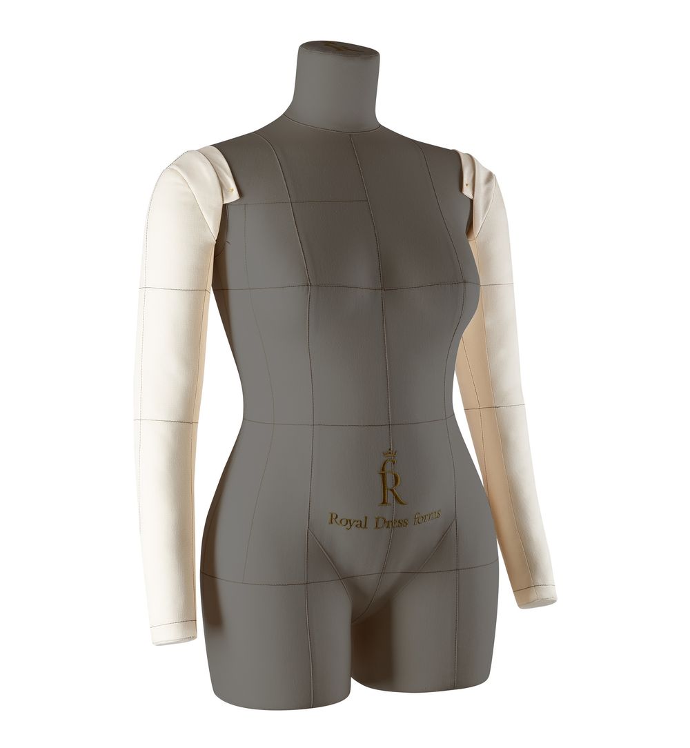 Комплект ручек к мягкому манекену Моника, бежевые, размер 46-48