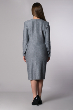 Платье женское 4479АП, серый #133Сер054479АП