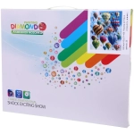 Алмазная мозаика на подрамнике с полным заполнением «МИР ЯРКИХ КРАСОК», небо, 40*50см