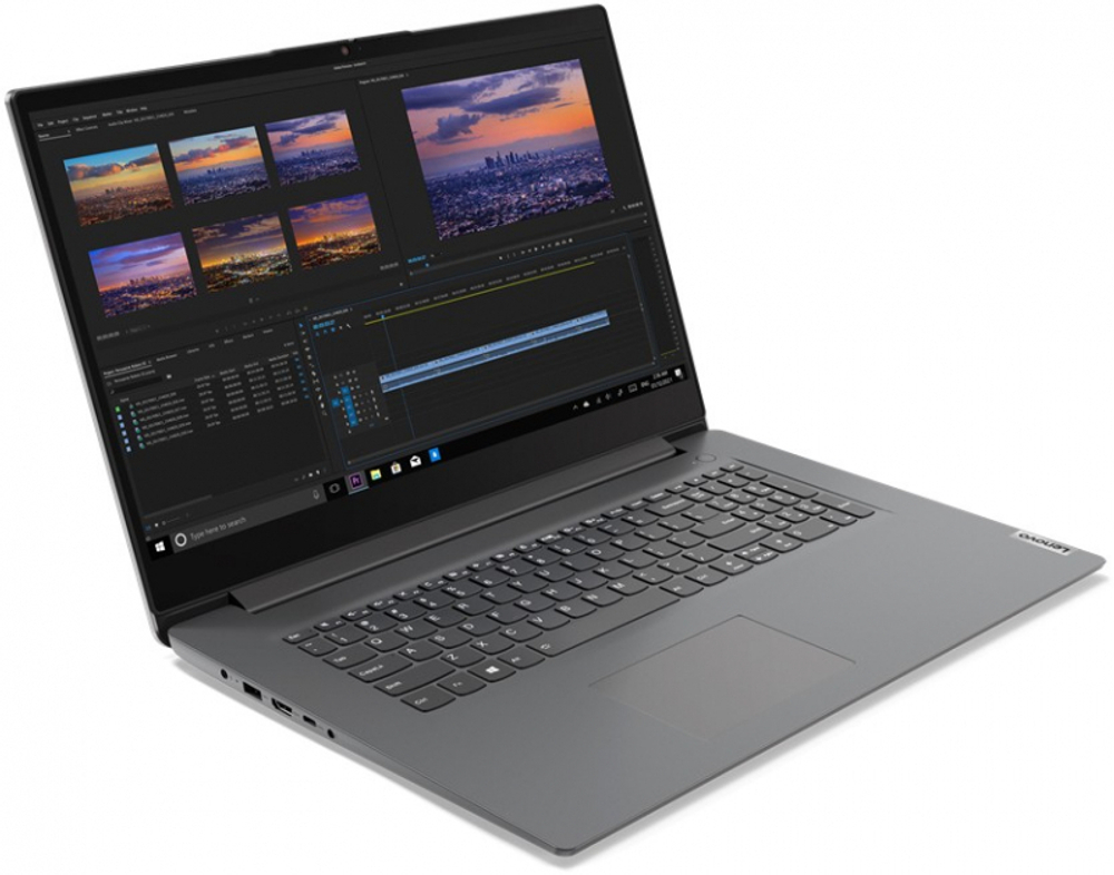 Ноутбук Lenovo V17 G2 ITL 82NX00CMRU Intel Core i3 1115G4, 3.0 GHz - 4.1 GHz, 8192 Mb, 17.3" Full HD 1920x1080, 256 Gb SSD, DVD нет, Intel UHD Graphics, Windows 10 Professional, серый
