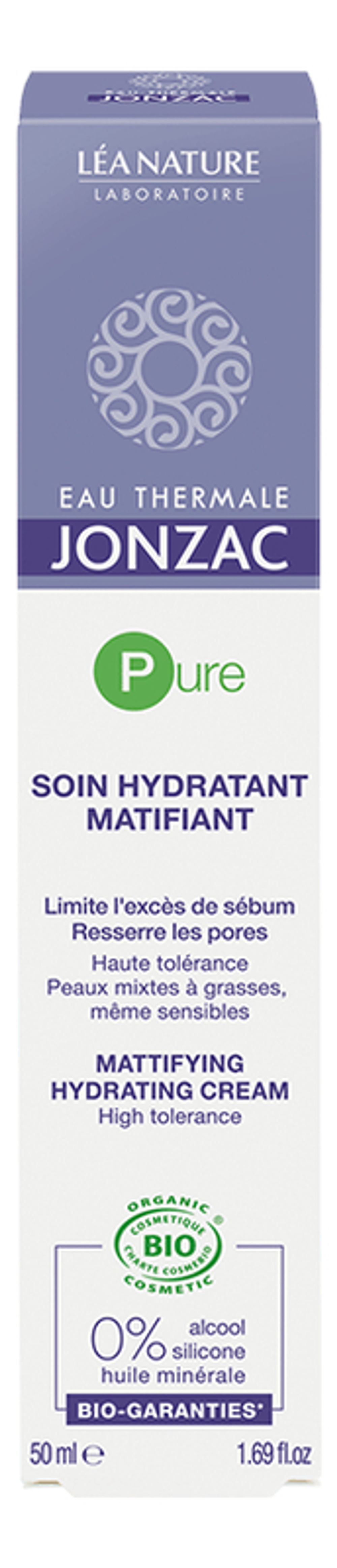 Жонзак Пюр Крем матирующий увлажняющий для лица EAU Thermale Jonzac Pure