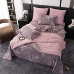 Комплект постельного белья на резинке Сатин Velouria Luxe с Одеялом VLR006