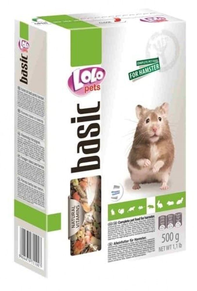 LoLo PETS Корм для хомяков полнорационный 500 г
