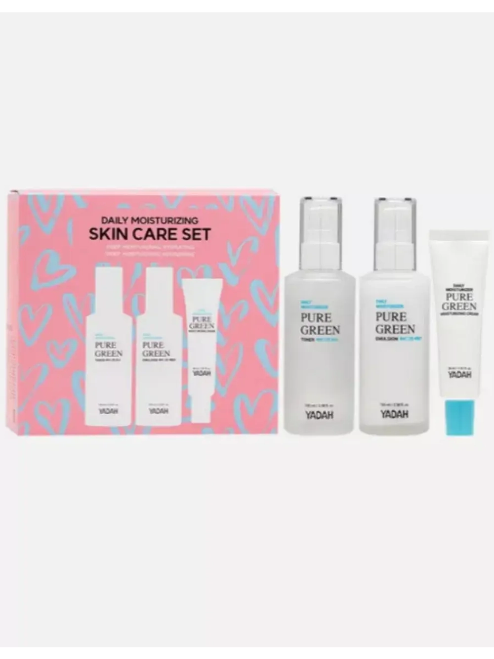 Набор по уходу daily moisturizing skin care set YADAH