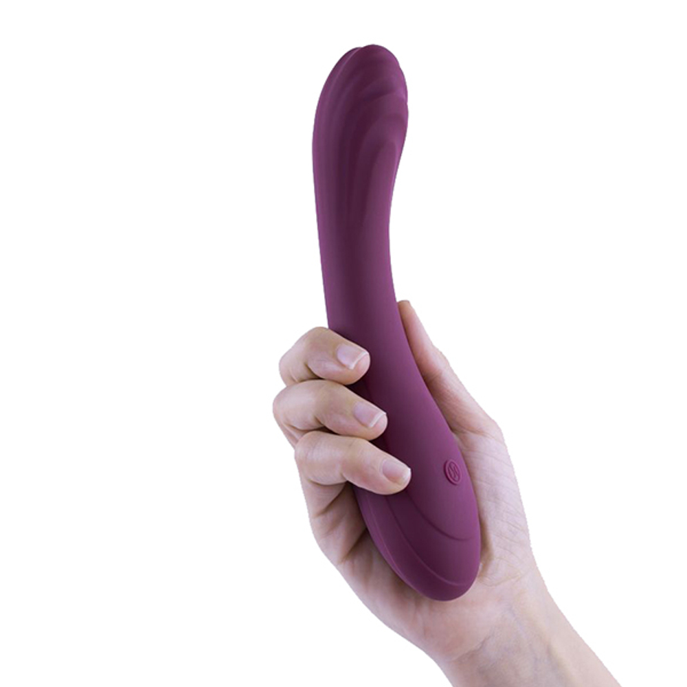 Фиолетовый изогнутый вибратор 20,3см для стимуляции зоны G Selove CurveRush Precision Power for Your Sweetest G-Spot Purple
