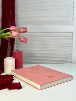 Блокнот А4 200л. (400страниц) без разлиновки Розовый (К44-700A)