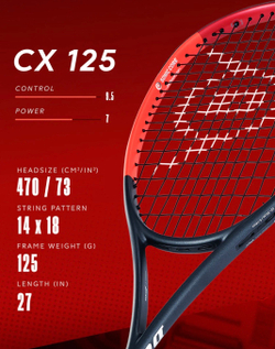 Dunlop, D SR CX125 NH (2025), Squash Racket