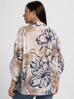 Блуза Лесная Фея (бежево-коричневая) Б16095-18М LT Collection