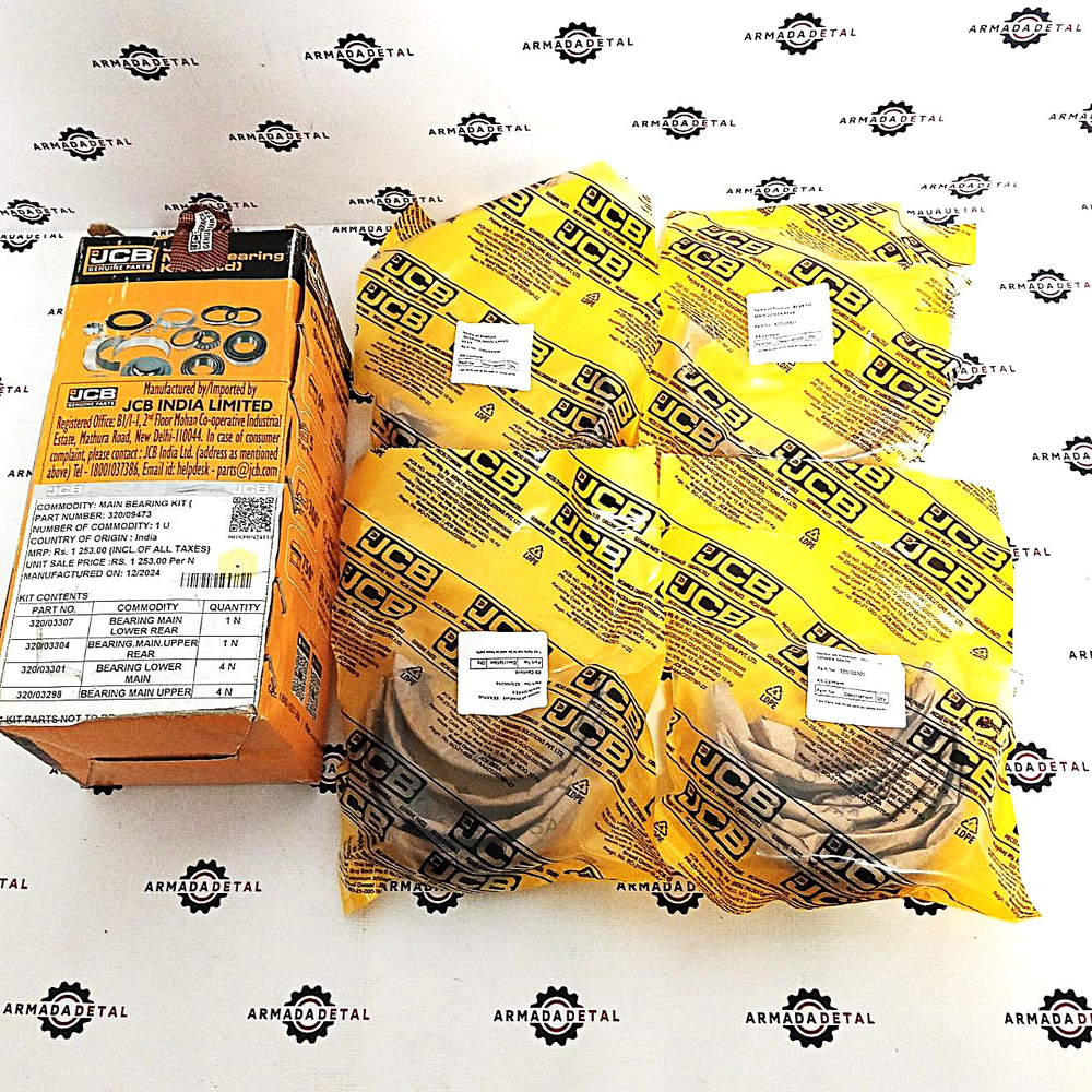 Комплект коренных вкладышей коленвала | 320/09473, 320/09335, 320/09253 | JCB