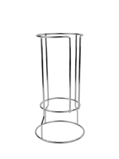 Набор кружек туристический 4 шт. Kamille KM 4379 из нержавеющей стали на подставке