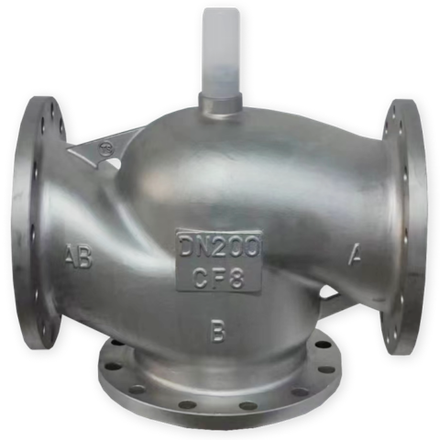 Клапаны регулирующие трёхходовые DAV Control VCD 325 из нерж. стали резьбовые