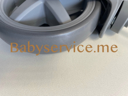 Колесо Happy Baby Linda переднее серое