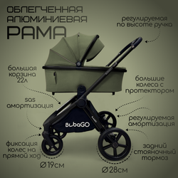 Модульная коляска BubaGO Gaudi 3в1