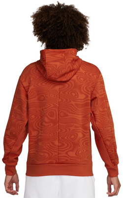 Мужская теннисная кофта Nike Court Heritage Dri-Fit Fleece Tennis Hoodie - Коричневый