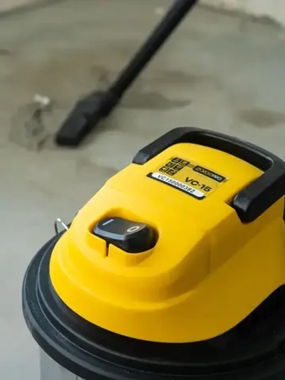 Строительный пылесос промышленный, электрический ZORGEPRO VC-15 ( 1500 Вт, 15 литров, Шланг 1,5М, фильтр, сухая/влажная уборка )