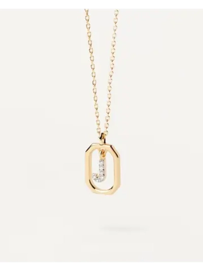 Колье женское Мини-Буква J