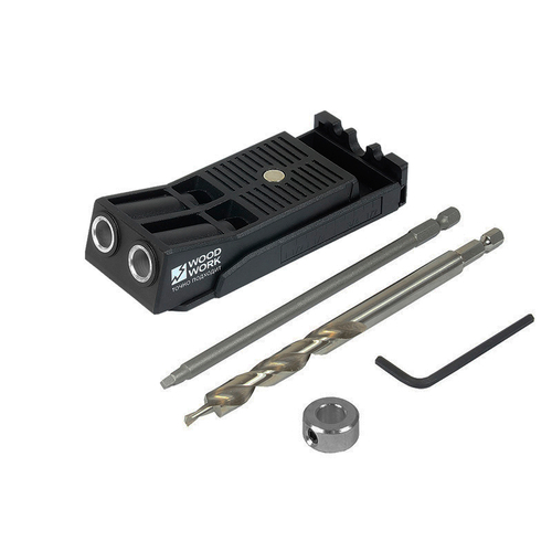 Кондуктор на 2 гильзы Pocket-Hole + набор саморезов PHJ-02-PROMO