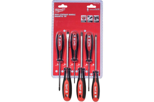 Набор отверток Milwaukee магнитных с трехгранной рукояткой 6 шт