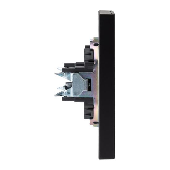 Заглушка STRONG декоративная с суппортом антрацит KRANZ